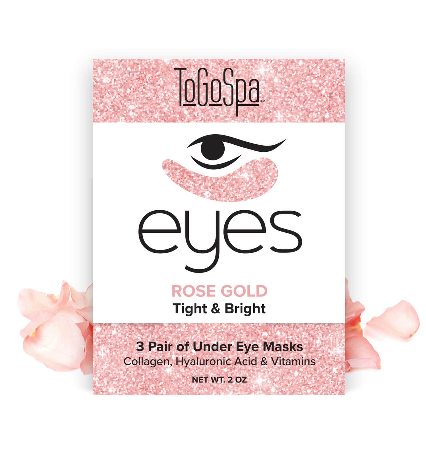 Rose Gold Eyes Eye Masks