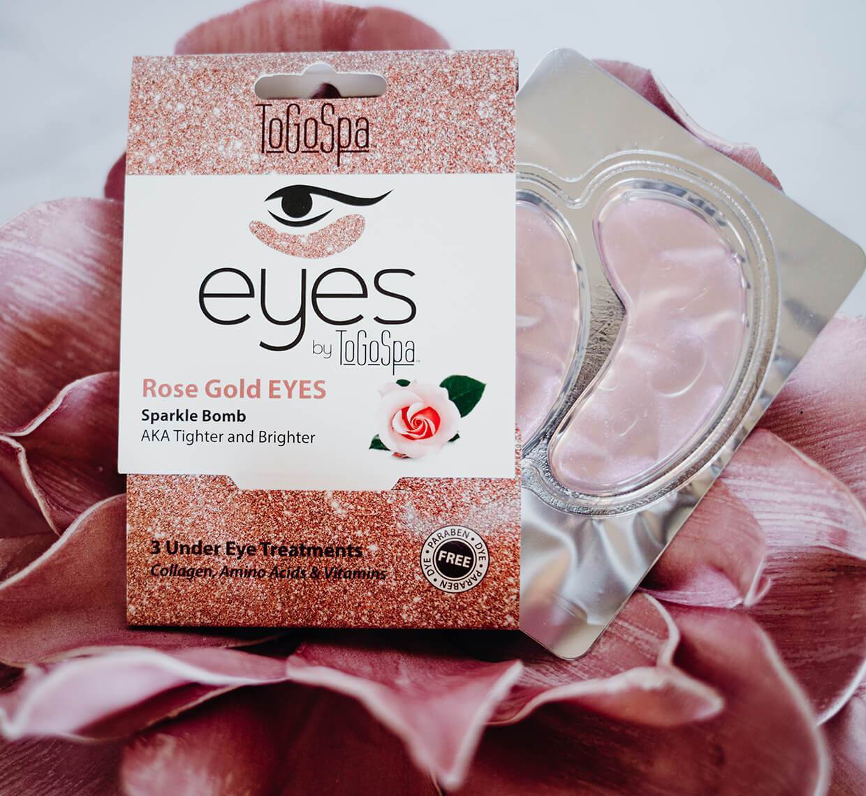 Rose Gold Eyes Eye Masks