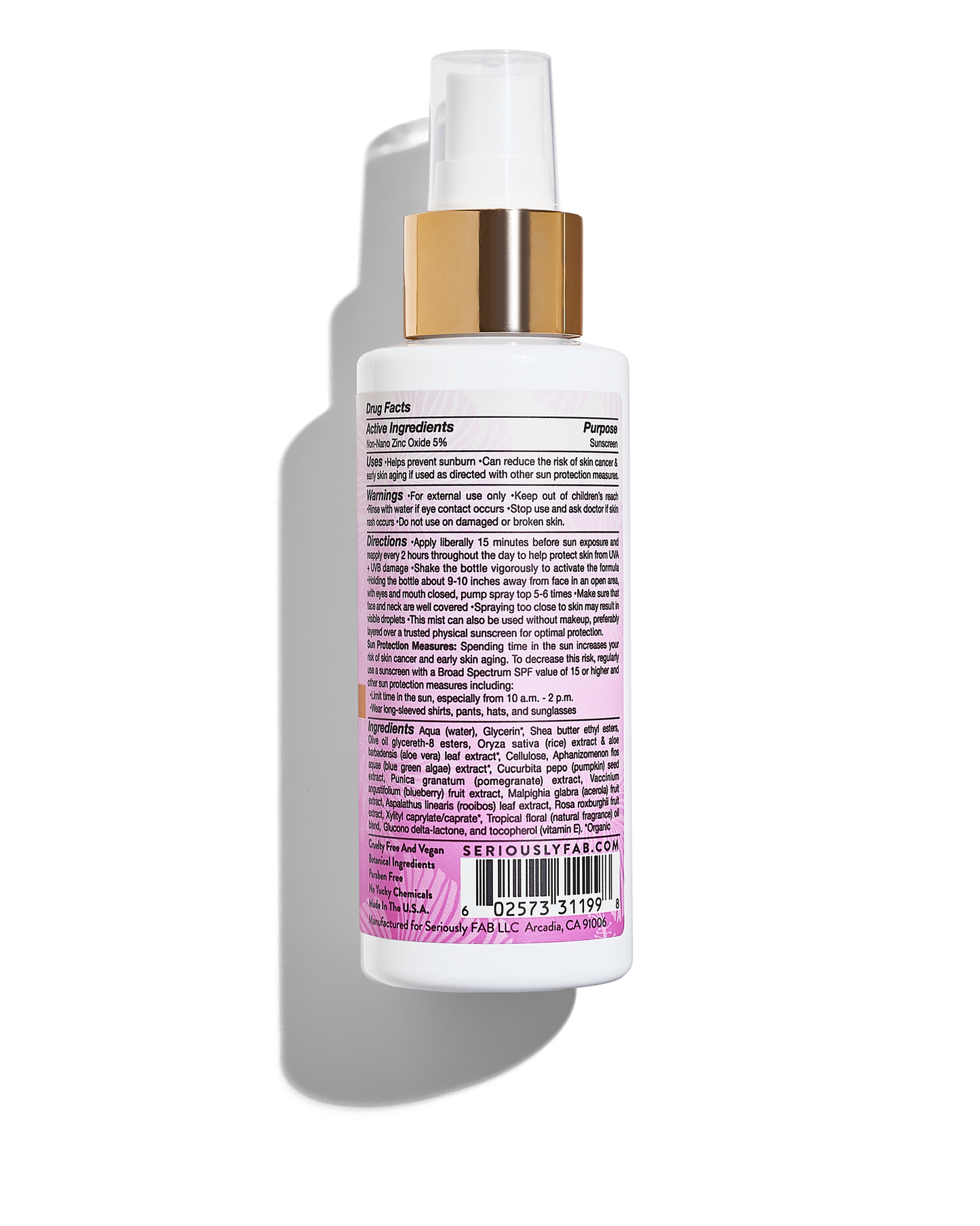 Tropical Floral SPF Mist