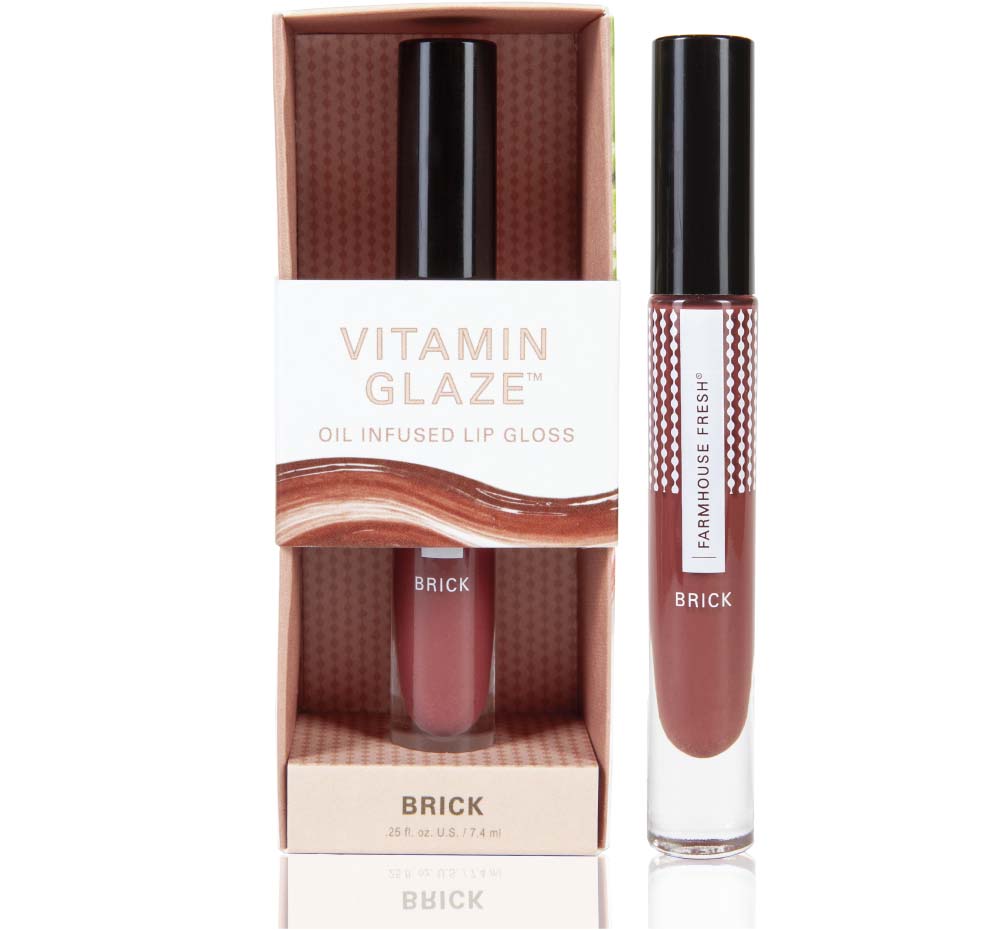 Vitamin Glaze® Oil Infused Lip Gloss – Brick